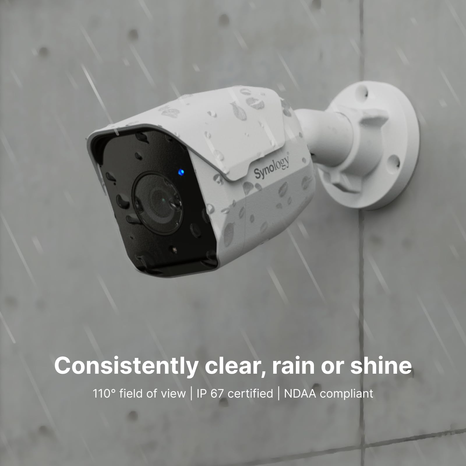 Synology BC500-5MP AI Bullet IP Camera, Night Vision, IP67