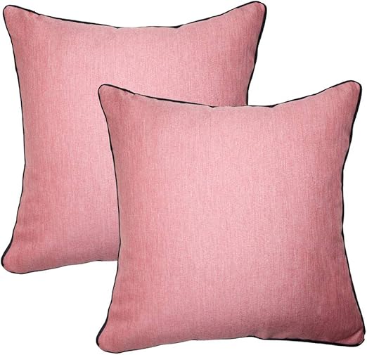 Amazon Com Sykting Decorative Pillow Covers Textured Burlap Linen
