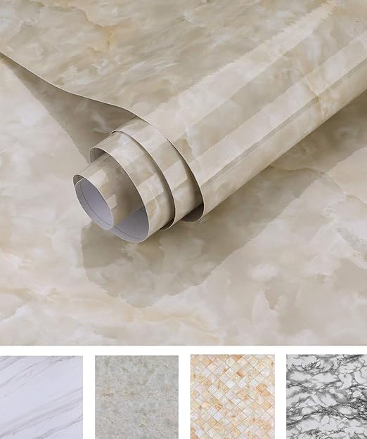 Oxdigi Marble Contact Paper 24 X 196 Inches Self Adhesive Peel