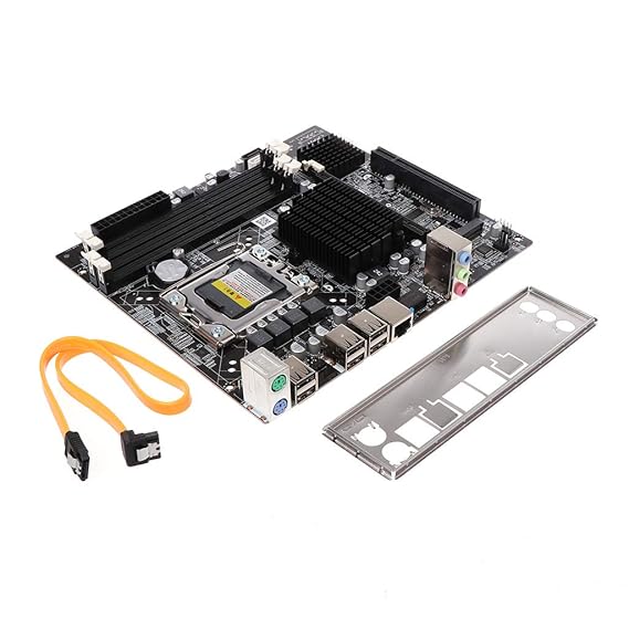 JUNESUN X58 Desktop Motherboard LGA 1366 Pin DDR3 Computer Mainboard Motherboard für L / E5520 X5650 RECC