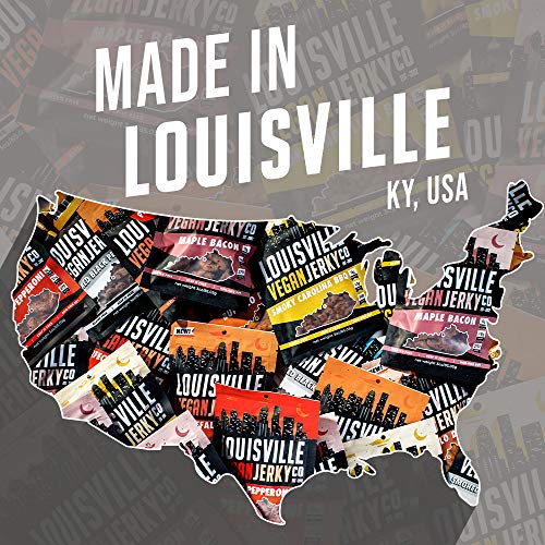 Louisville Vegan Jerky Variety Pack, Vegetarian & VeganFriendly