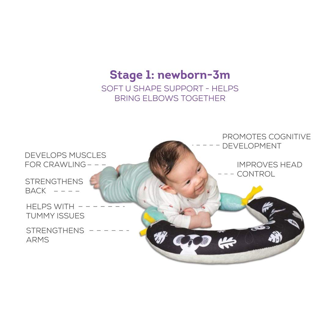 taf toys tummy time pillow