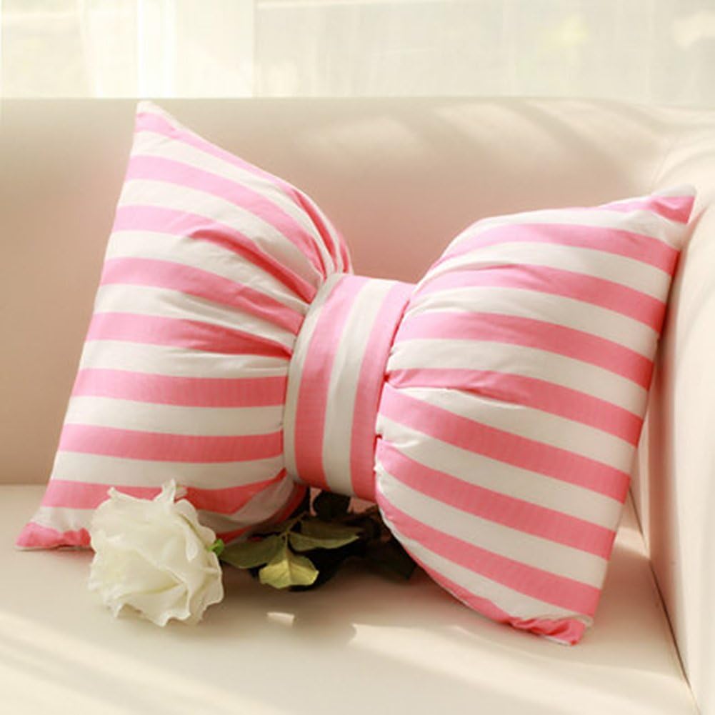 Amazon Levinis Cute Bow Knot Throw Pillows For Girls Home