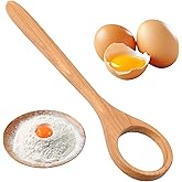 LLMSIX Danish Dough Whisk, Wooden Bread Whisking Tool for Mixing, Sourdough Whisk for Mixing Egg Pizza Bread Baking Tools and Supplies