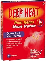 Deep Heat Pain Relief Patches 4 x 2 Pack Odourless Heat Therapy view 5