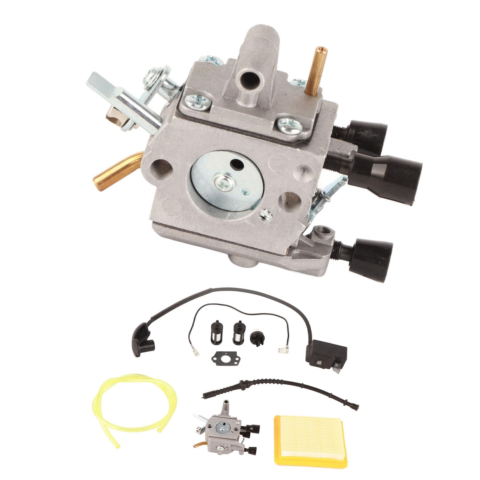 Carburettor Ignition Coil Air Filter Primer Mount on a Strimmer for Fuel Hose for FS120 120r FS200 FS250 FS300 FS350 (#1)