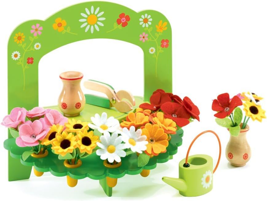 Djeco Toy Wooden Flower Shop French version Fleuriste My Florist