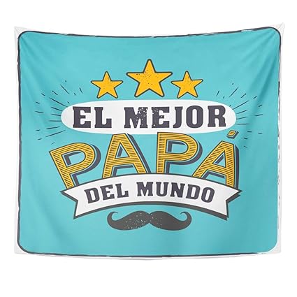 Amazon Com Tapestry The Best Dad In World World S Spanish