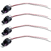 4 Pcs Side Marker Light Connector Plug Pigtail Wire Harness Compatible with Chrysler 300 2015-2023 Dodge Charger 2015 2016 2017 2018 2019 2020 2021 2022 2023