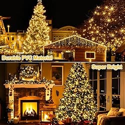 ROADAYLY Outdoor Christmas String Lights 1000 LED