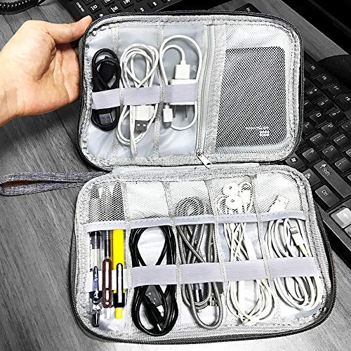 image for HCFGS Electronic Organizer Travel Cable Organizer Universal Electronic
