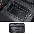 YARKIM Armrest Box Partition Storage Box Classification Bracket Tray for Nissan Patrol Y62 2010-2023 2022 2021 2020 Interior Modification Accessories (Upgraded Version)