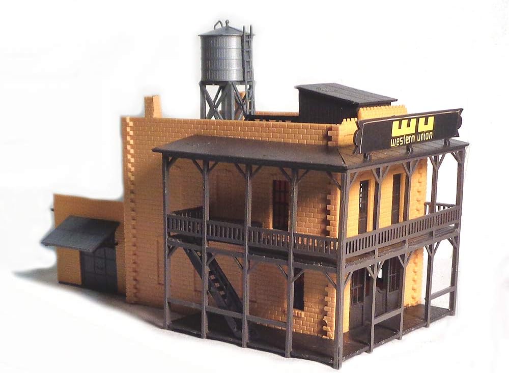 ho scale old west buildings