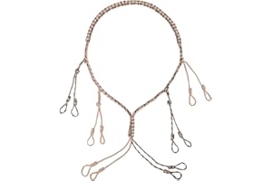 Windspeed Duck Call Lanyard, Portable Game Call Lanyard 550LB Paracord Goose Whistles Sling with Removable Drops, Hand Braided Paracord for Holding Whistles