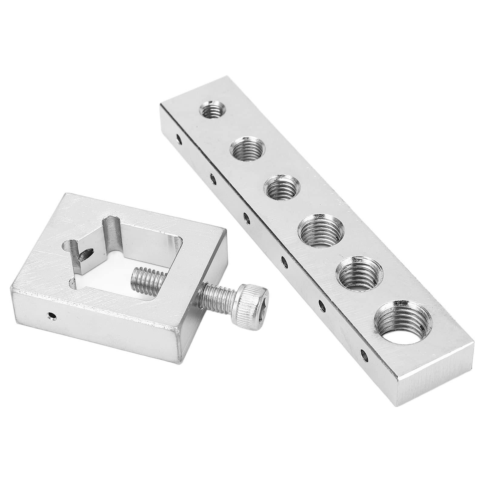 Bolt Drill Jig Holder Kit,Carbon Steel High Hardness Precise Bolt Drill Jig Metric Safety Wire Lockwire Nut Kit