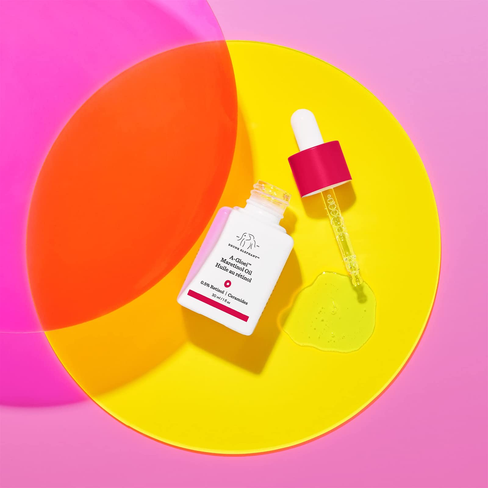 Drunk Elephant A-Gloei Maretinol Oil - 30 ml/1 fl oz - Gentle 0.5% Retinol Face Oil - Clean Clinical Skincare - Cruelty-Free - Free of Essential Oils, Silicones, and Fragrance