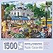 Bits and Pieces - 1500 Piece Jigsaw Puzzle - Victorian Spring, Busy Town Center - by Artist Joseph Burgess - 1500 pc Jigsaw