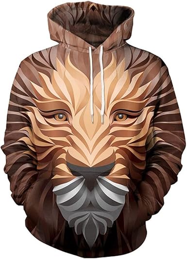 lion head hoodie