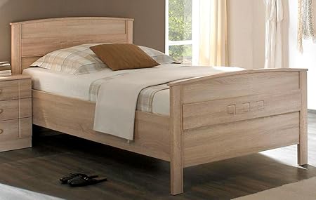 Moebel bv-vertrieb Seniorenbett 100x200 Eiche Sonoma Komfortbett - (1919)