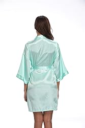 MissNina Women's Satin Kimono Robes Bridesmaid