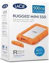 LaCie Rugged Mini SSD 500GB USB-C Shock Resistant Portable Drive view 7