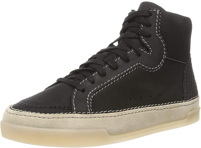 clarks high top trainers