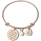 Dabihu Wedding Gifts for Maid of Honor Bridesmaid Bracelet Jewelry Thank You Gifts for Maid of Honor Sister Best Friend Jewelry Wedding Gift for Maid of Honor from Bride Adjustable Bangle