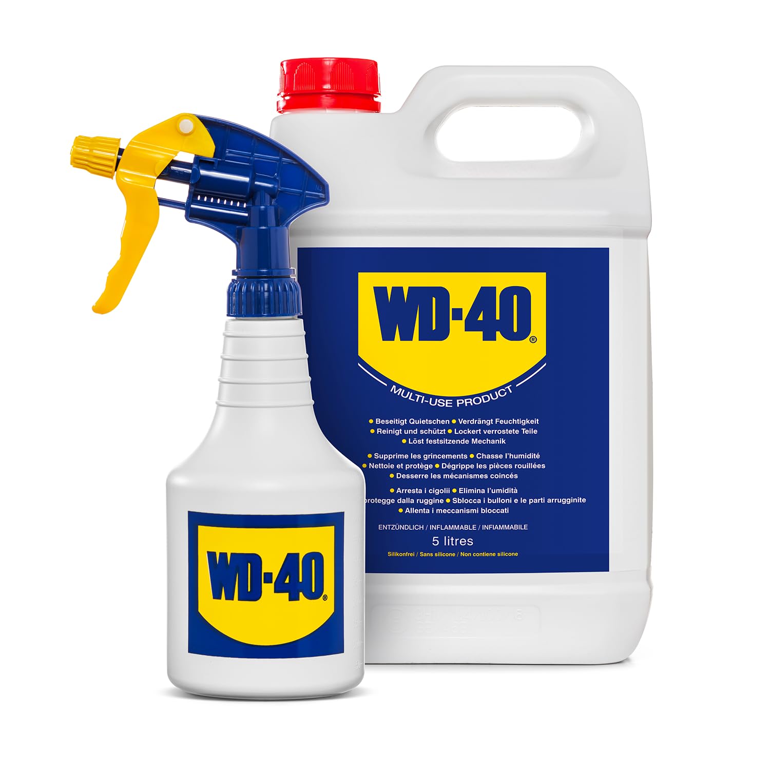 WD-40 5L with Applicator: The Ultimate Multi-Use Lubricant and Protectant for Superior Rust Prevention and Easy Application