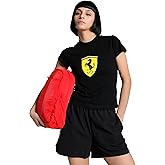 Puma Women's Scuderia Ferrari Graphic Babydoll T-Shirt, Puma Black SS25, X-Large