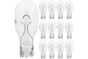 QYKAVM 12-Pack 921 Bulb, W16W 921 Bulbs for Brake Light, Reverse Light, Tail Light, Signal Light, Trunk Cargo Light - Compatible with Auto RV Camper Silverado Ram Cherokee Accord,T5 Landscape Light Bulbs