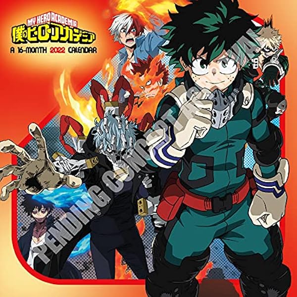 My Hero Academia 2023 Calendar 2022 My Hero Academia Wall Calendar: Trends International: 0057668224163:  Books - Amazon