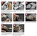 Henna Tattoo Stencil/Temporary Tattoo Temples Set of 8 Sheets,Indian Arabian Tattoo Reusable Stickers Stencils Body Art Designs for Hands
