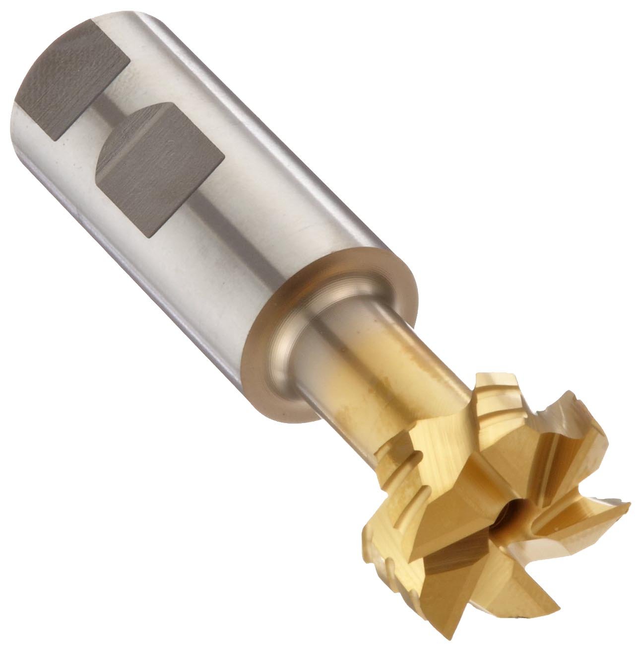 Niagara Cutter N11140 Cobalt Steel End Mill, TSlot Roughing, TiN