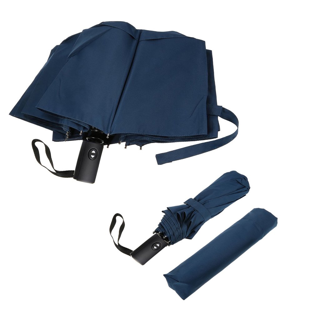 TRAVEL UMBRELLA Automatic Folding Windproof Auto Open Close Golf