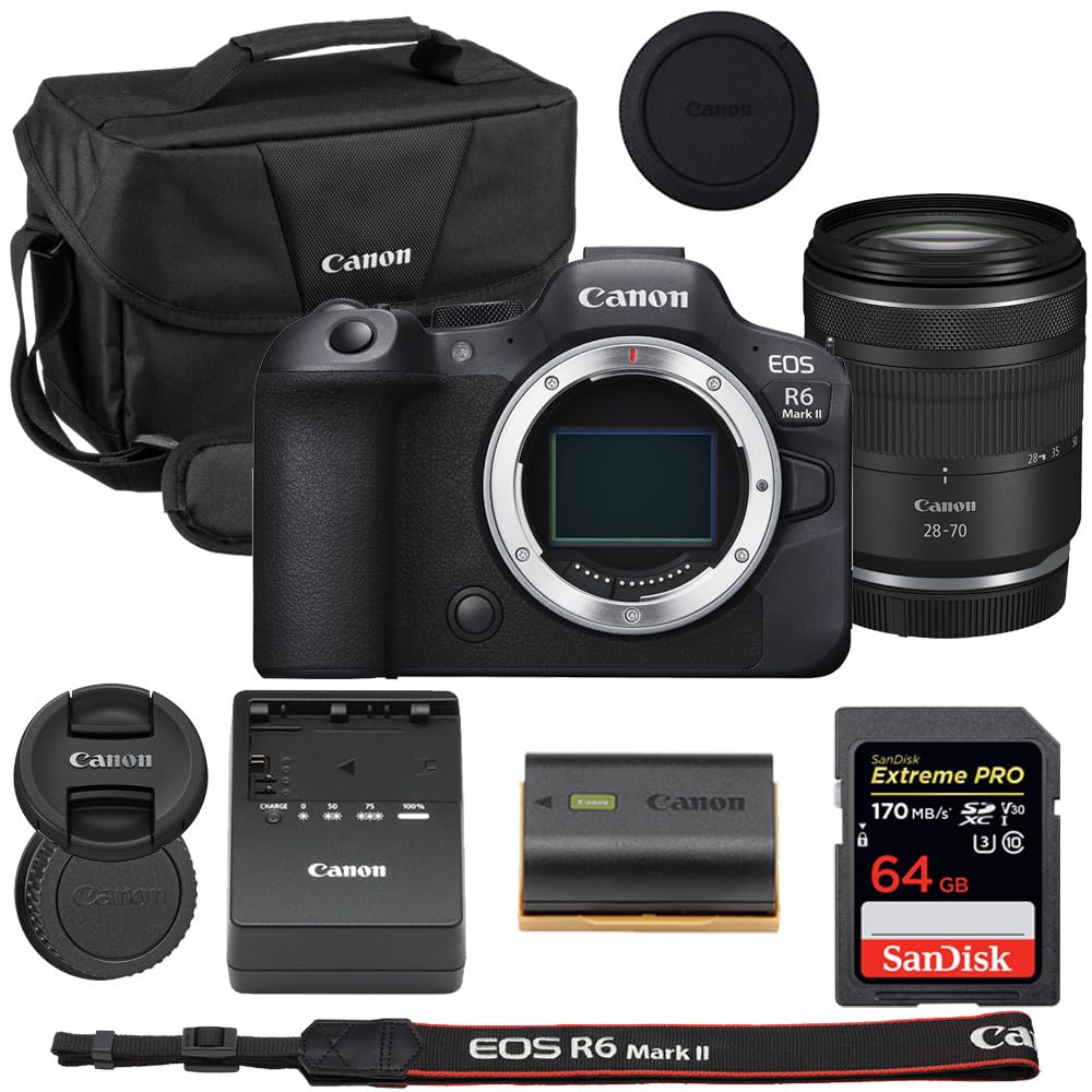 Canon EOS R6 Mark II Mirrorless Camera with RF