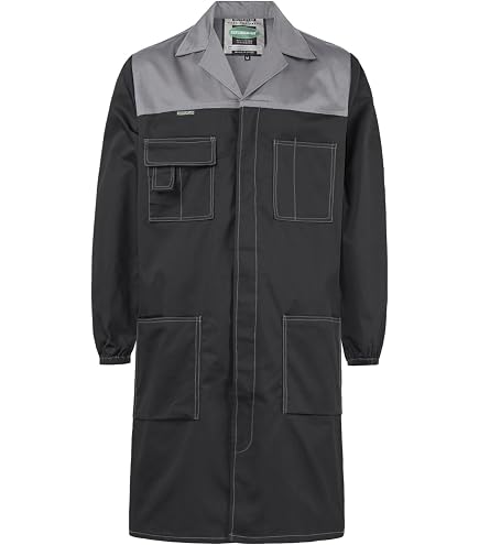 Amazon.com: SUSHIMIAN Lab Coat for Men Workshop Mechanic Long
