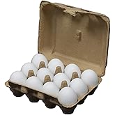 The Eggmazing Egg Decorator White Wooden Eggs - Fake Eggs for Easter Egg Decorating, Arts and Crafts - Compatible with All Eg