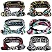 Carede Women and Girls Stretach Rabbit Bow Headbands/Bandana/Turban/Headwrap Twisted Yoga Hairband,pack of 6
