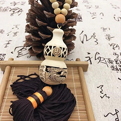 COGEEK Car Ornament Gourd Air Freshener For Essential Oils Car Perfume Bottle - Thumbnail 3