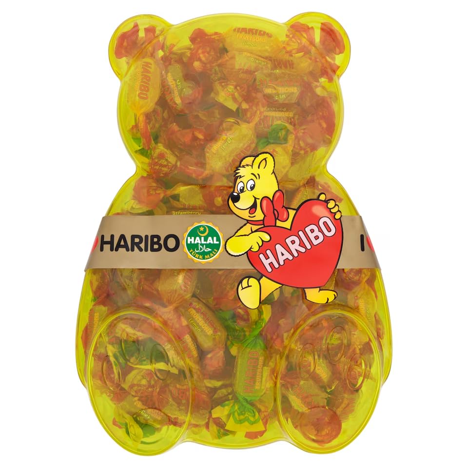 HARIBO Halal Goldbear Gift 1kg Soft Jelly Bear
