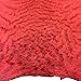 Large Genuine Red Leather Hide – Quality New Zealand Full Skin - 7 sq ft - 2-3 oz avg Thickness - Rustic Finish – Natural Veg Tan Sheepskin Material – Upholstery Fabric – Craft Projects - DIY Supply