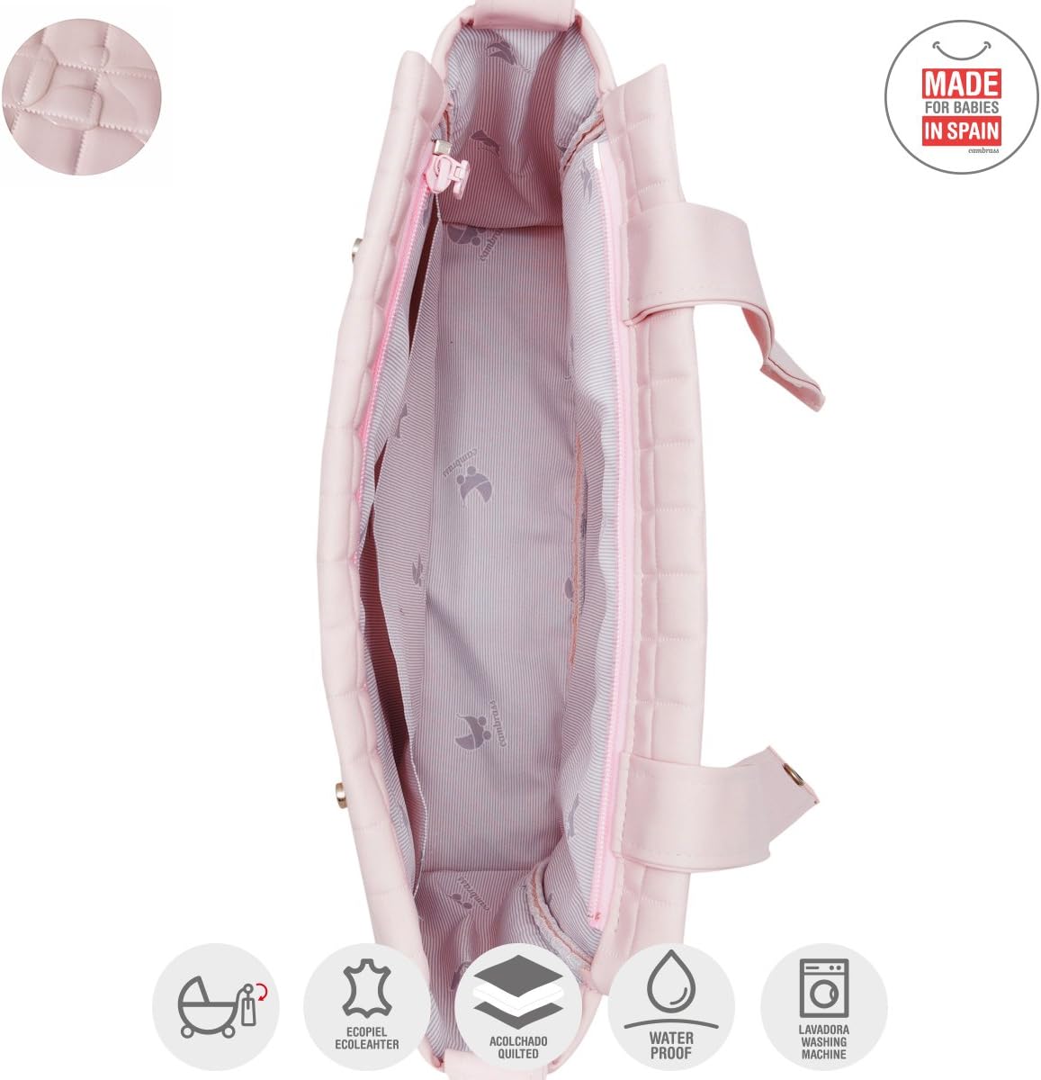 Cambrass Pram Carrybag, Pink - Image 5