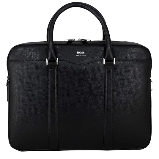 BOSS Herren Signature_s Doc Laptop Tasche, Schwarz 6.5x28x38.5 cm