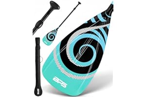 BPS New Zealand Alloy 2-Piece Adjustable Stand up Paddle Board Paddle, Aluminum Shaft Nylon Blade Floating Paddleboard