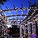 easyDecor Solar String Lights 100 LED 33ft Waterproof Flexible Copper Wire Starry String Lights for Christmas Patio Path Party Lawn Garden Wedding Party and Holiday Decorations (Multi Color)