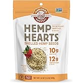 Manitoba Harvest Hemp Hearts, Shelled Hemp Seeds - 24oz - 10g Plant Protein & 12g Omega 3 & 6 per 30g serving - Easy to Diges