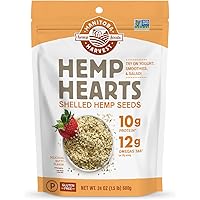 Hemp Seeds, 24 oz; 10g Plant Based Protein and 12g Omega 3 & 6 per Serving | Perfect for smoothies, yogurt & salad | Non-GMO,