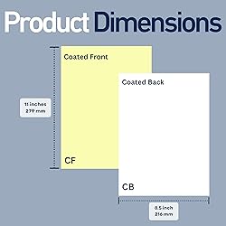 Buck 2 Part Straight Digital Carbonless Copy