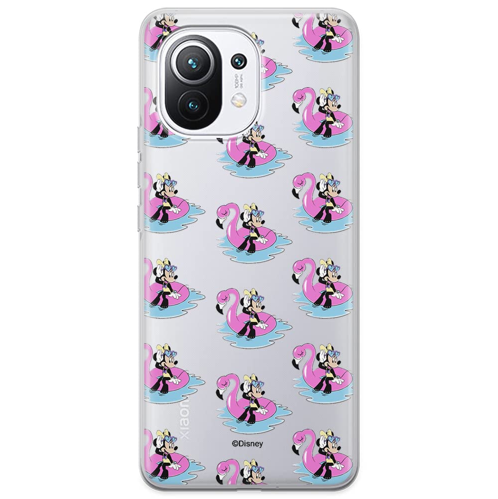 ERT GROUP mobile phone case for Xiaomi 11 original and officially Licensed Disney pattern Minnie 023 optimally adapted to the shape of the mobile phone, partially transparent — image 1