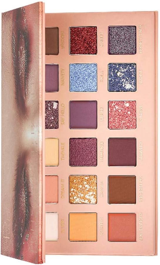 SMILEQ Beauty For INS Same Style 18 Colors Eye Shadow Makeup Pearl Metallic Eyeshadow Palette Make